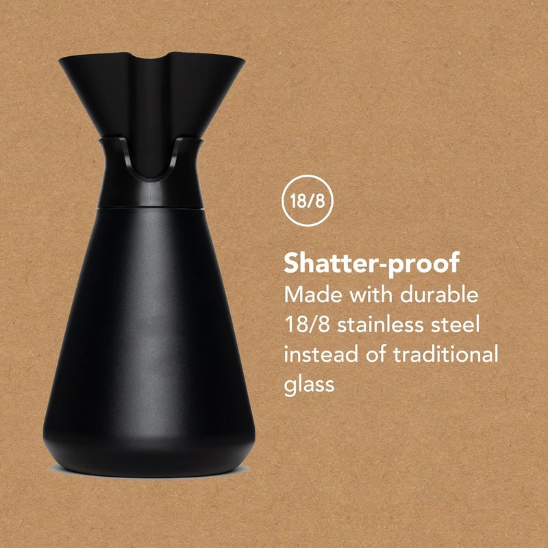 MiiR New Standard Carafe, 33oz Shatterproof, Durable Double-Wall Vacuum Insulated Coffee Carafe for Pour Over Coffee - Image 2